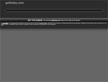 Tablet Screenshot of getbaby.com
